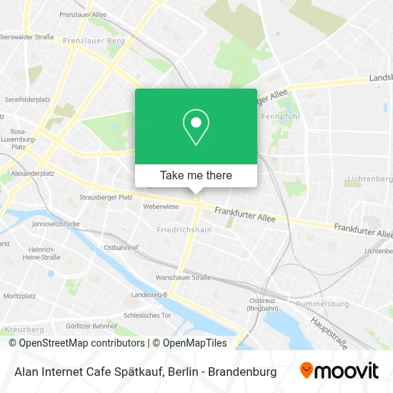 Alan Internet Cafe Spätkauf map
