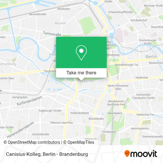 Canisius-Kolleg map