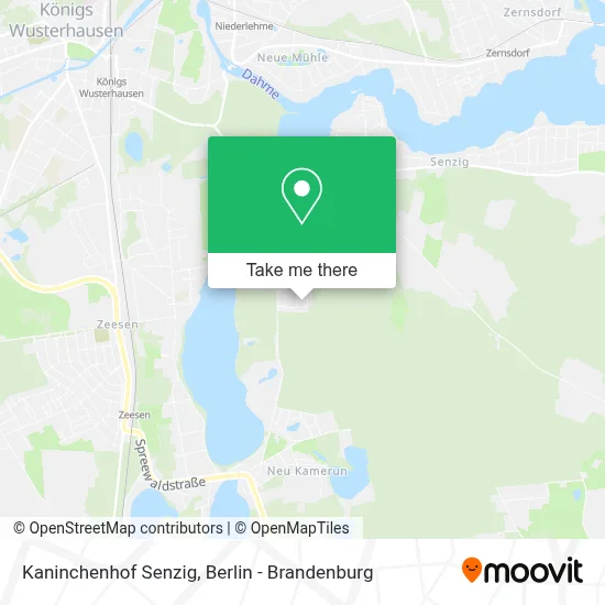 Kaninchenhof Senzig map