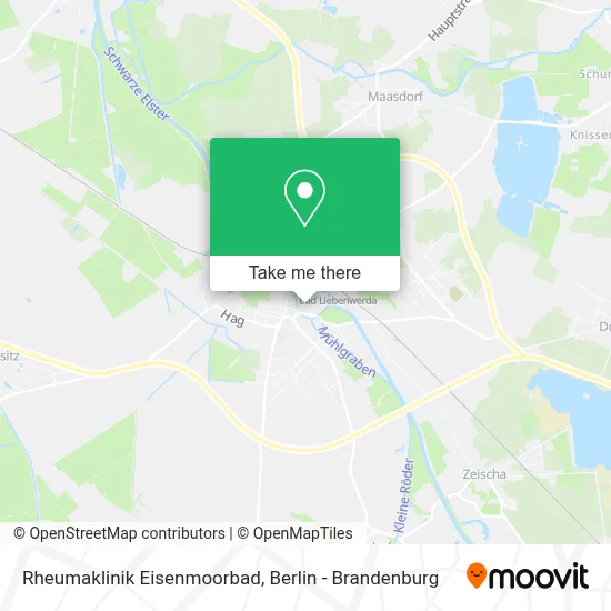 Rheumaklinik Eisenmoorbad map