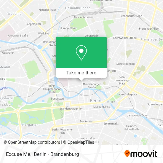 Excuse Me. map