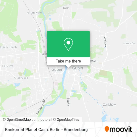 Bankomat Planet Cash map