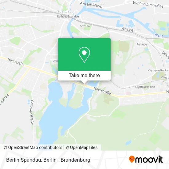 Berlin Spandau map