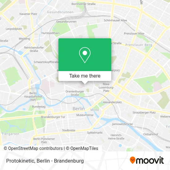 Protokinetic map