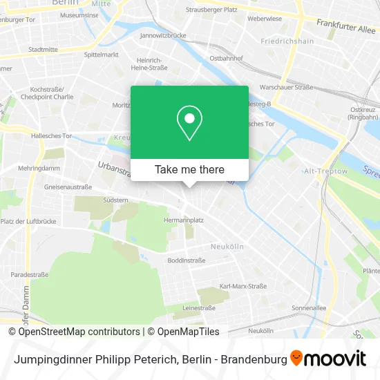 Jumpingdinner Philipp Peterich map