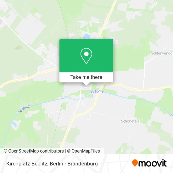 Kirchplatz Beelitz map