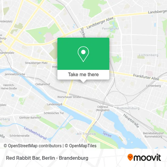 Red Rabbit Bar map