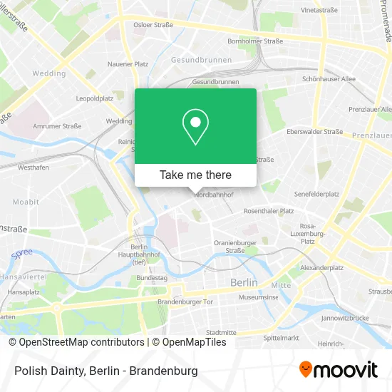 Polish Dainty map