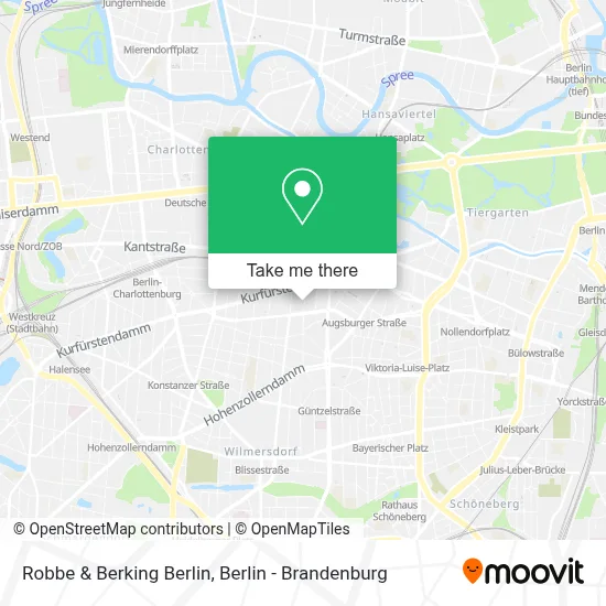 Robbe & Berking Berlin map