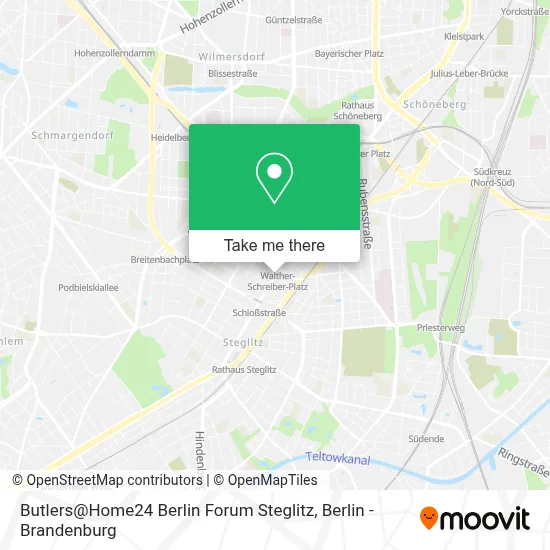 Butlers@Home24 Berlin Forum Steglitz map