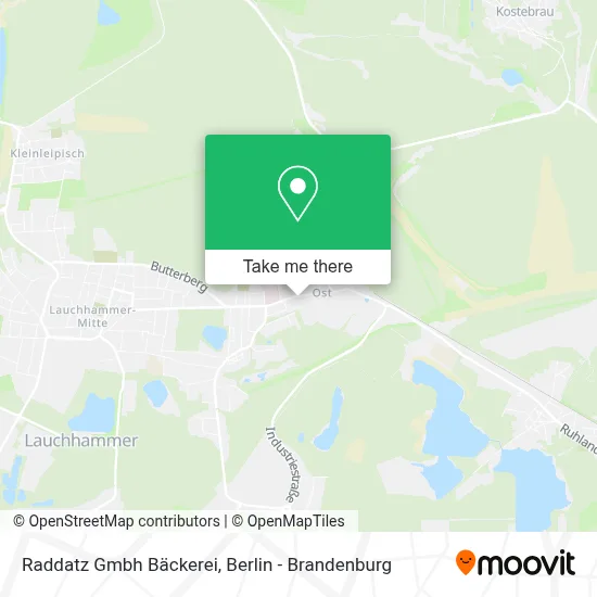Raddatz Gmbh Bäckerei map
