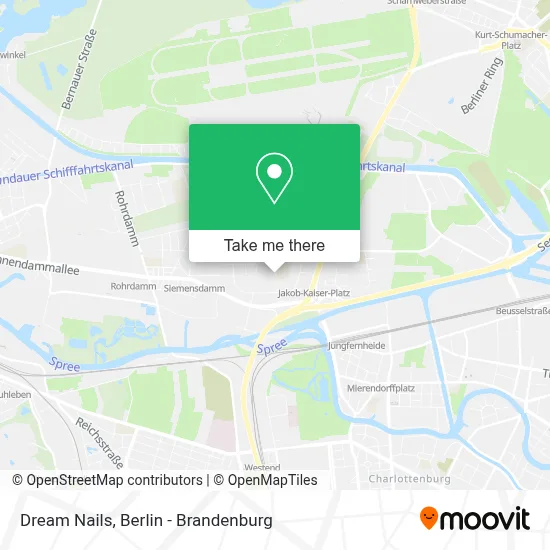 Dream Nails map