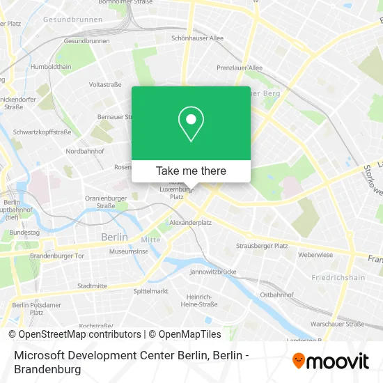 Microsoft Development Center Berlin map