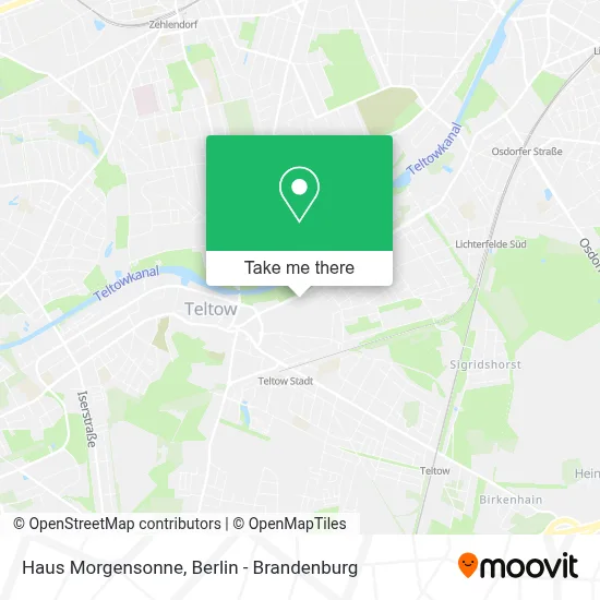 Haus Morgensonne map