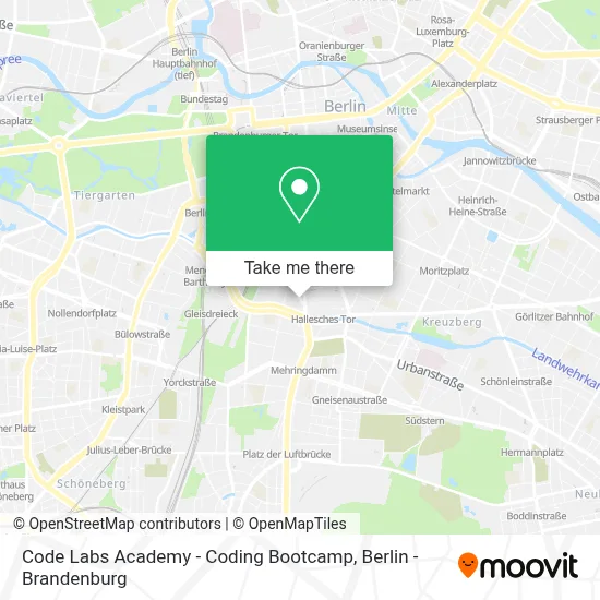 Code Labs Academy - Coding Bootcamp map