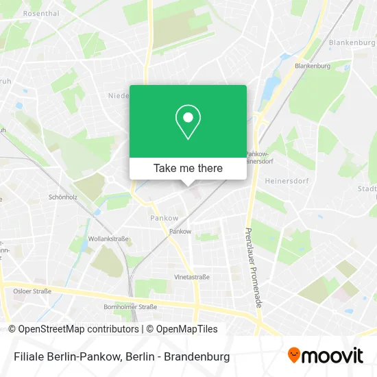 Filiale Berlin-Pankow map