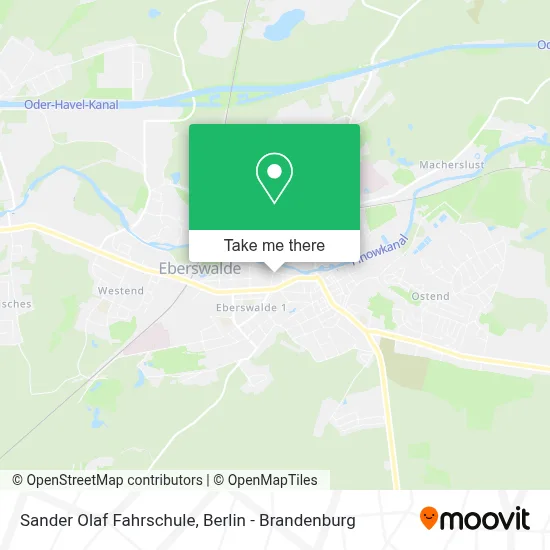 Sander Olaf Fahrschule map