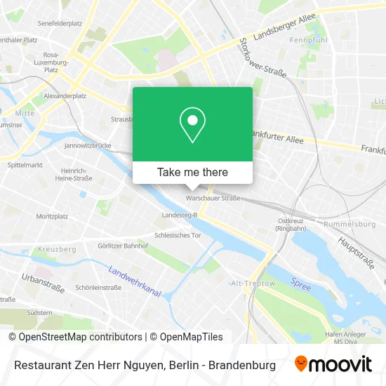 Restaurant Zen Herr Nguyen map