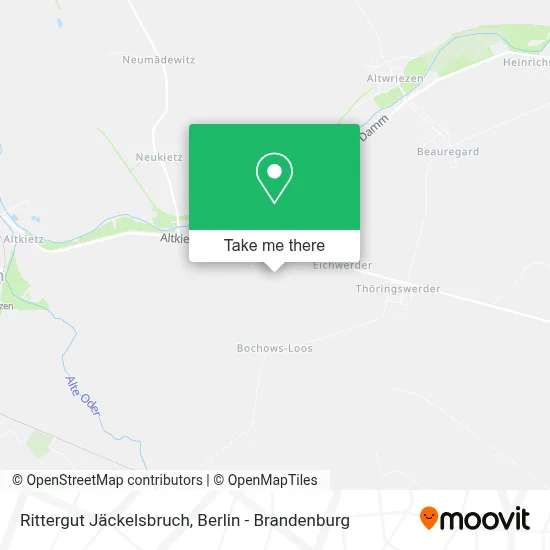 Rittergut Jäckelsbruch map
