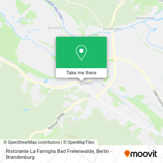 Ristorante La Famiglia Bad Freienwalde map