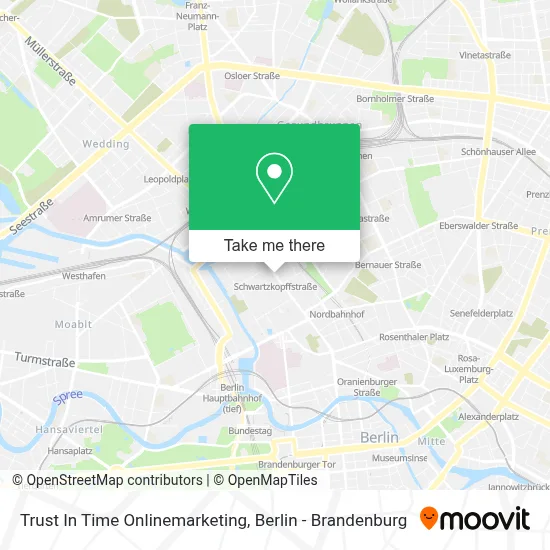 Trust In Time Onlinemarketing map