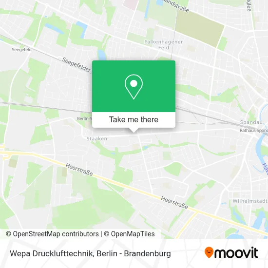 Wepa Drucklufttechnik map