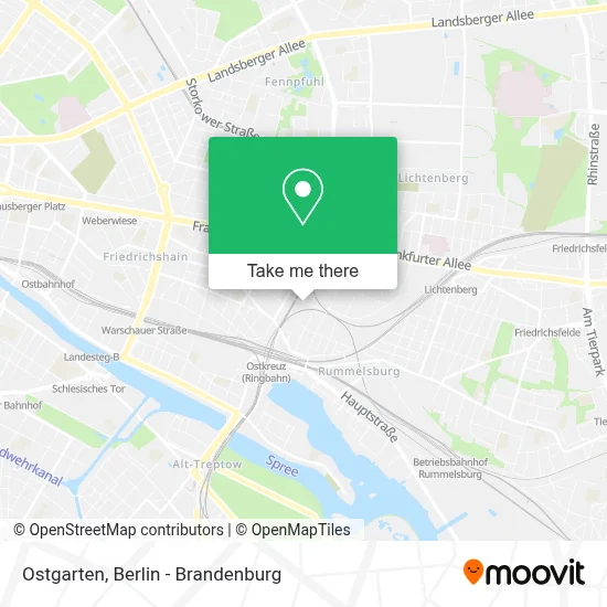 Ostgarten map