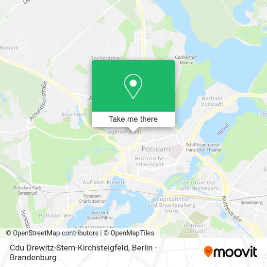 Cdu Drewitz-Stern-Kirchsteigfeld map