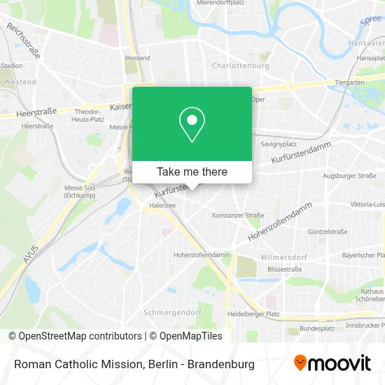 Roman Catholic Mission map