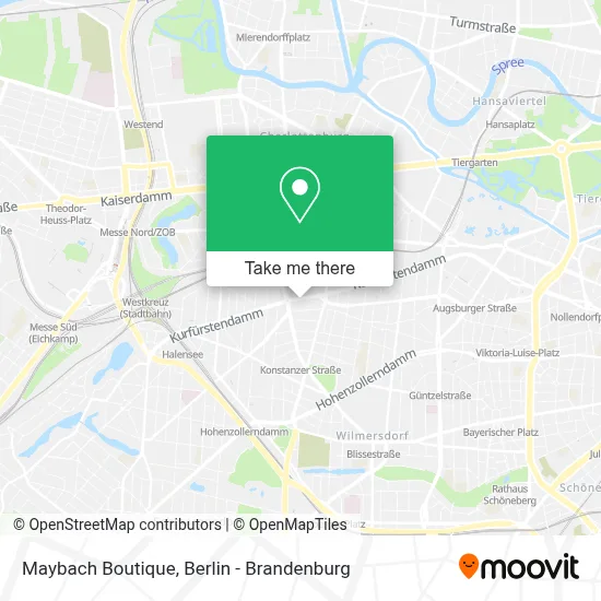 Maybach Boutique map