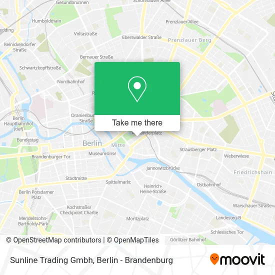 Sunline Trading Gmbh map