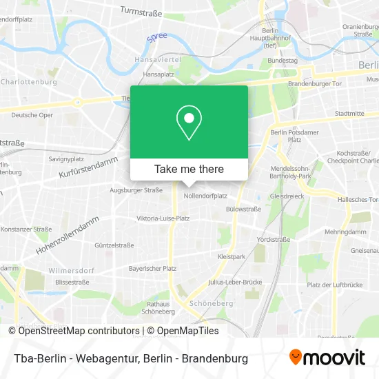 Tba-Berlin - Webagentur map