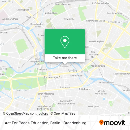 Act For Peace Education map