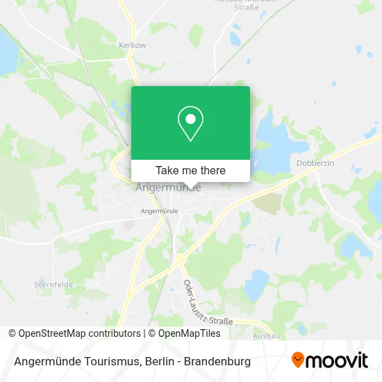 Angermünde Tourismus map