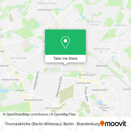 Thomaskirche (Berlin-Wittenau) map