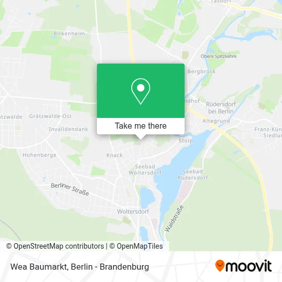 Wea Baumarkt map