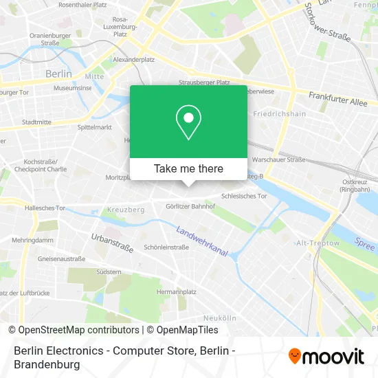 Berlin Electronics - Computer Store map