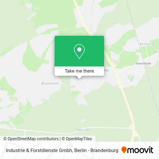 Industrie & Forstdienste Gmbh map