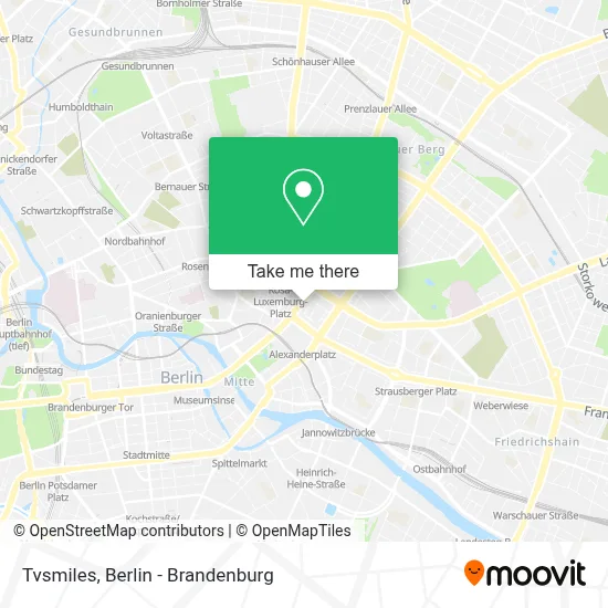 Tvsmiles map
