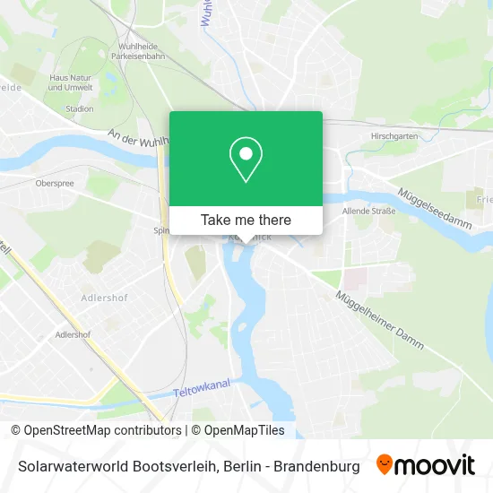 Solarwaterworld Bootsverleih map