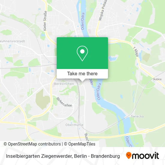 Inselbiergarten Ziegenwerder map