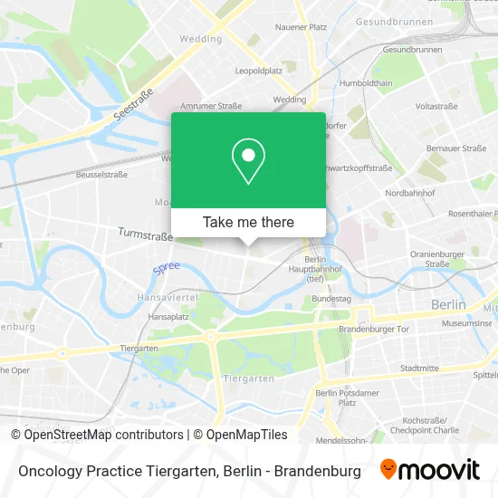Oncology Practice Tiergarten map