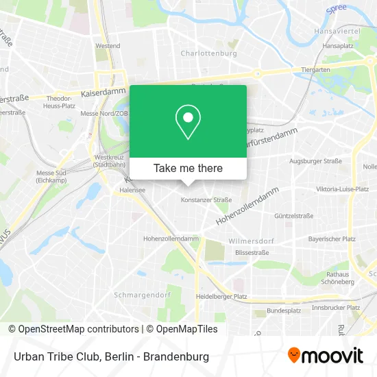 Urban Tribe Club map