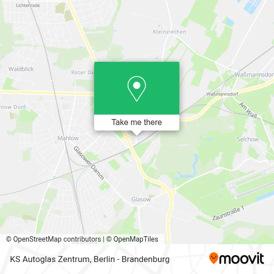 KS Autoglas Zentrum map