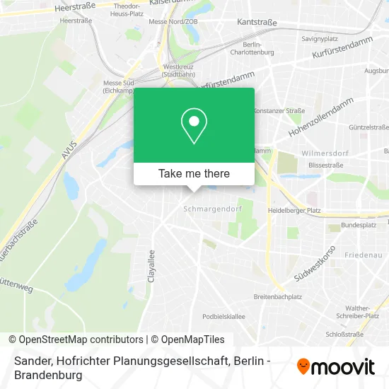 Sander, Hofrichter Planungsgesellschaft map