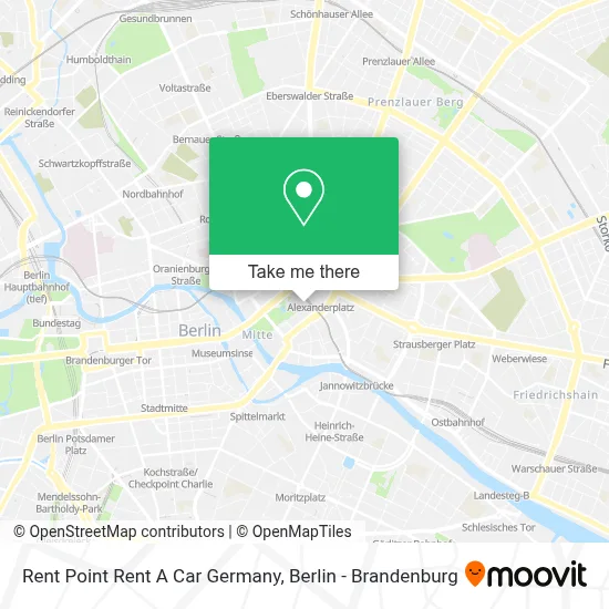 Rent Point Rent A Car Germany map