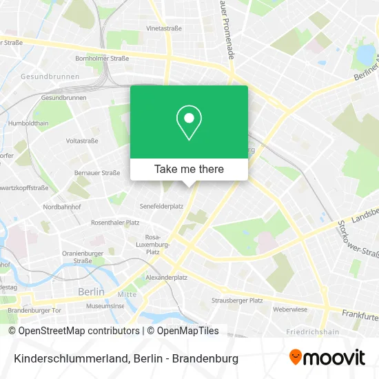 Kinderschlummerland map