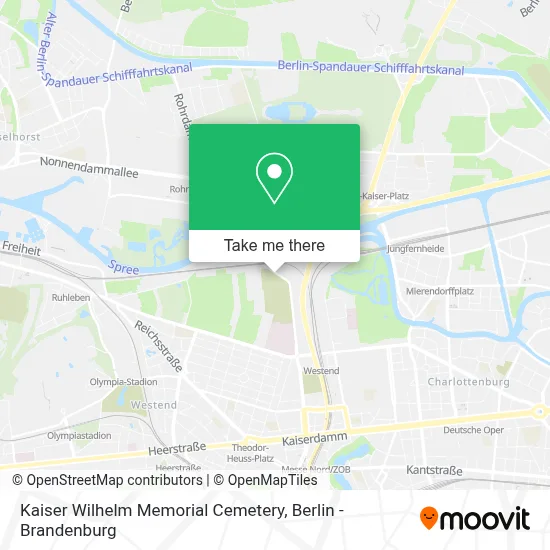 Kaiser Wilhelm Memorial Cemetery map