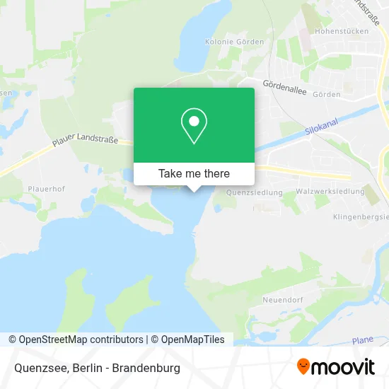 Quenzsee map