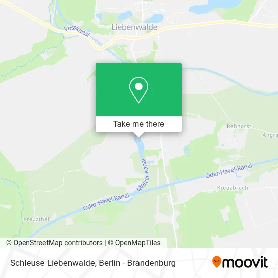 Schleuse Liebenwalde map